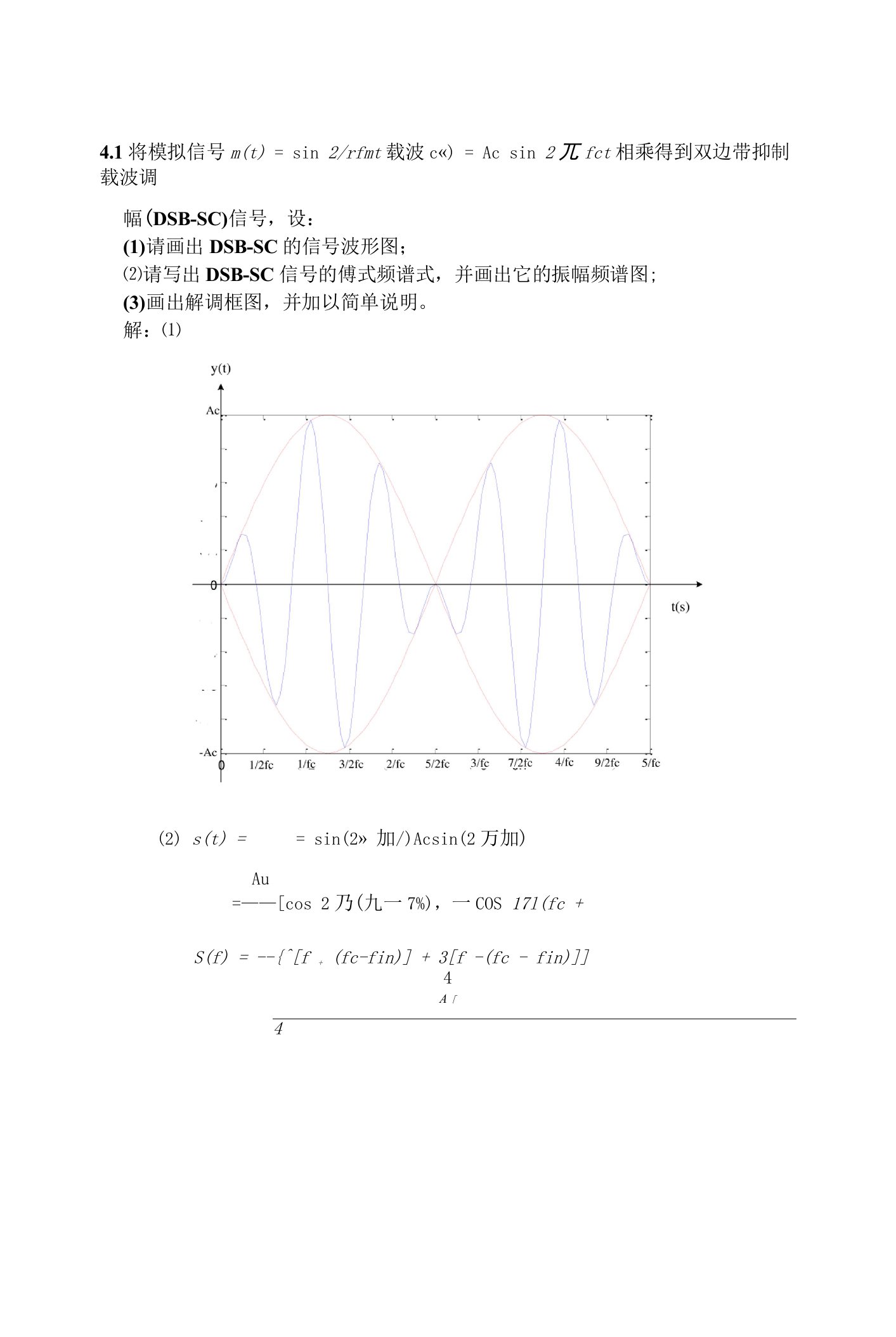 北邮版通信原理课后习题的答案第四章