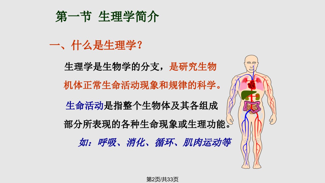 生理学基础绪论