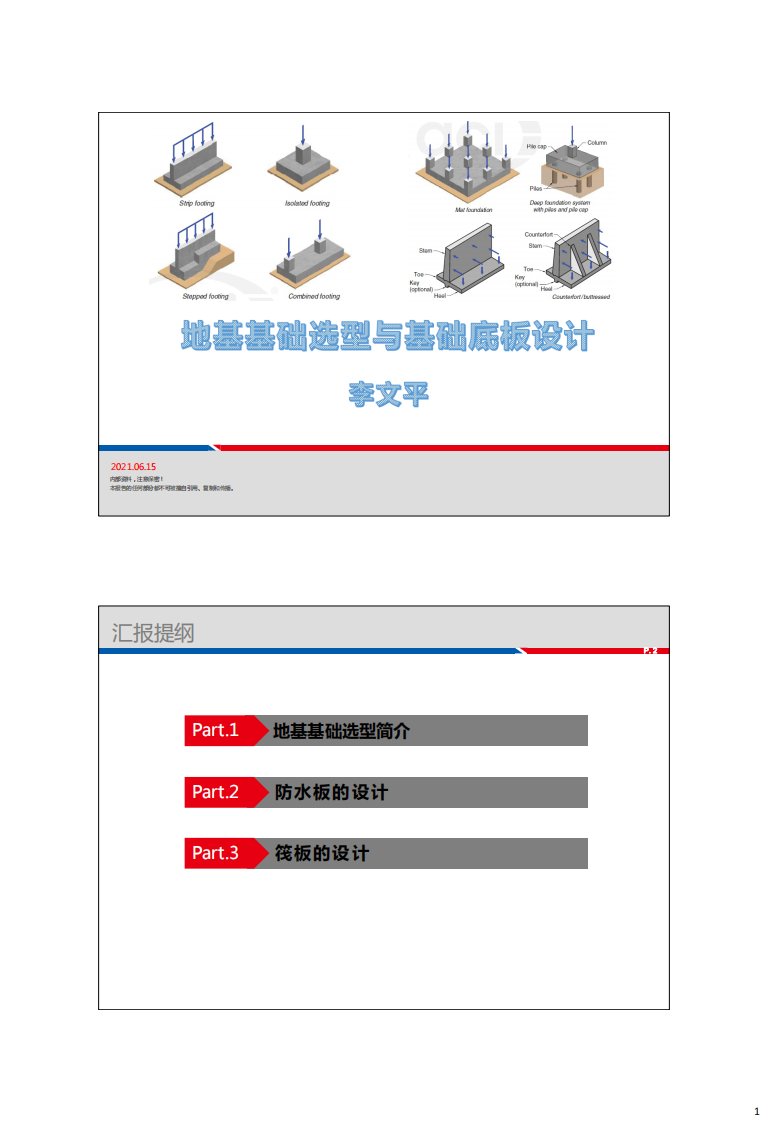 地基基础选型与基础底板设计