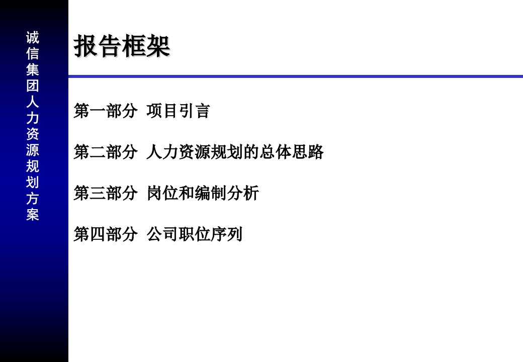 诚信房地产集团人力资源规划方案PPT91页