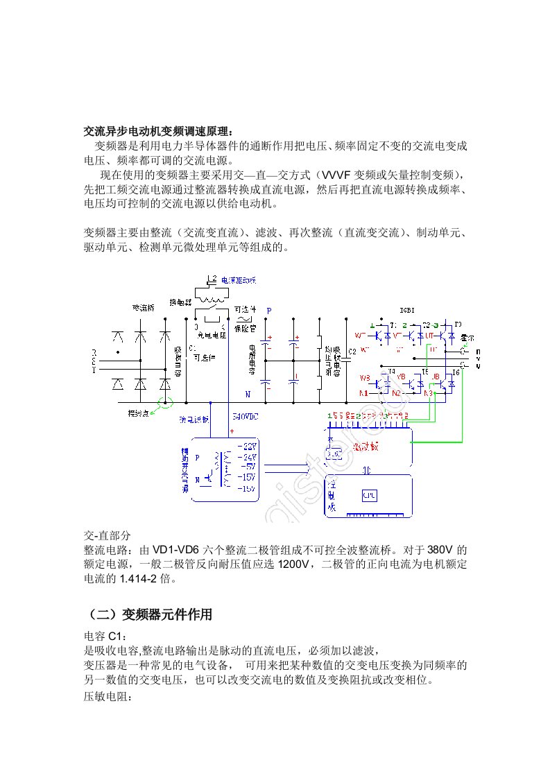 变频器的工作原理及应用