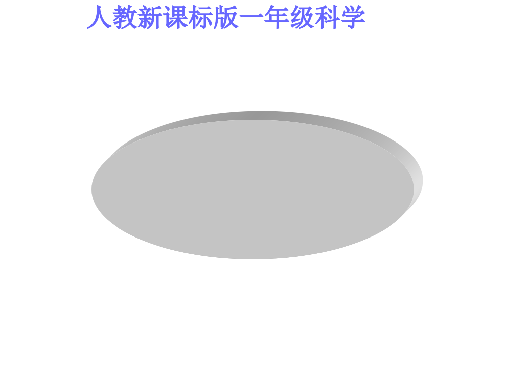 一年级科学《物体分类》