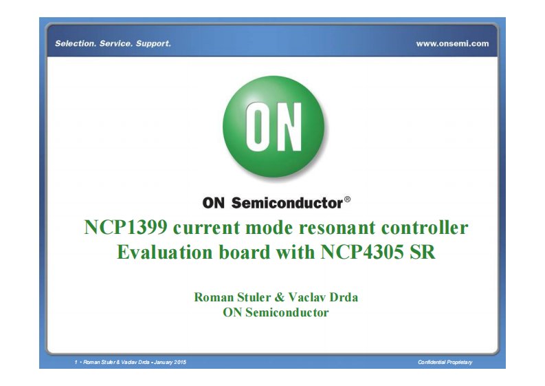 llc应用线路-ncp1399+ncp1602-demo-board-guide-and-results-rev-1-fr