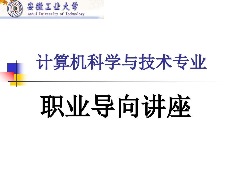 计算机科学与技术专业职业方面