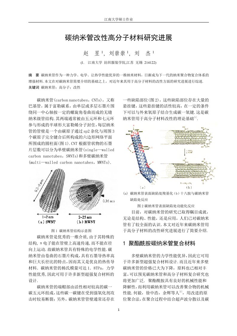 碳纳米管综述