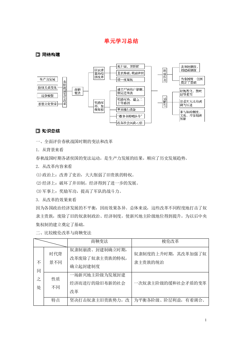 高中历史