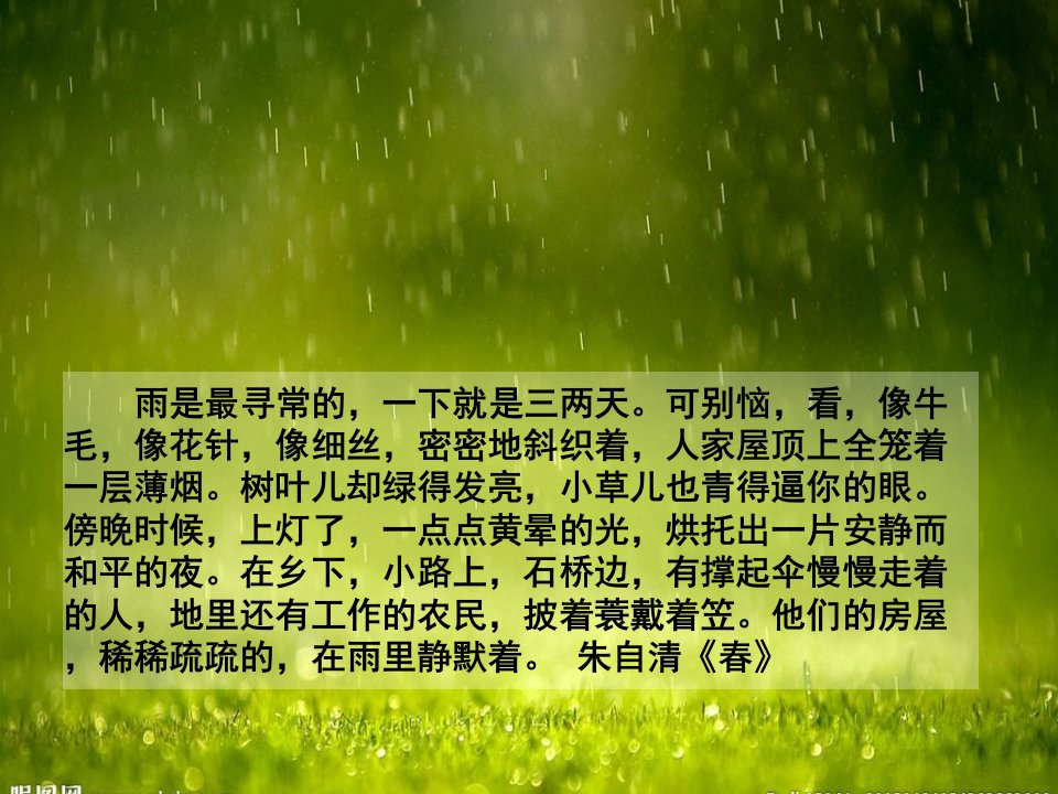 《昆明的雨》（18页）