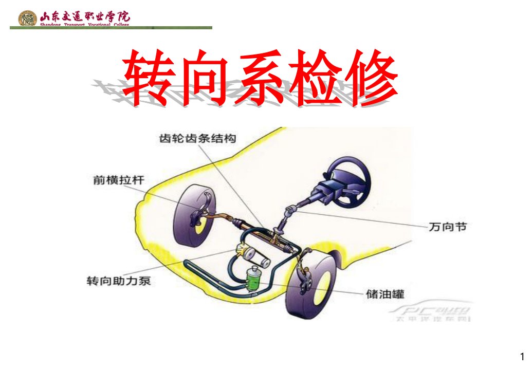 转向系的检修ppt课件