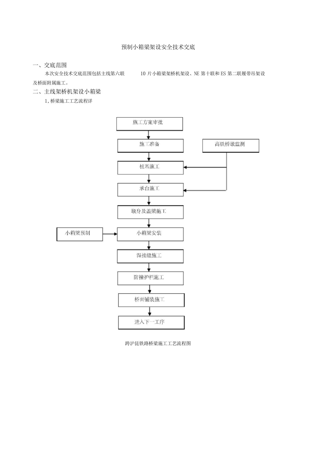 架桥安全技术交底