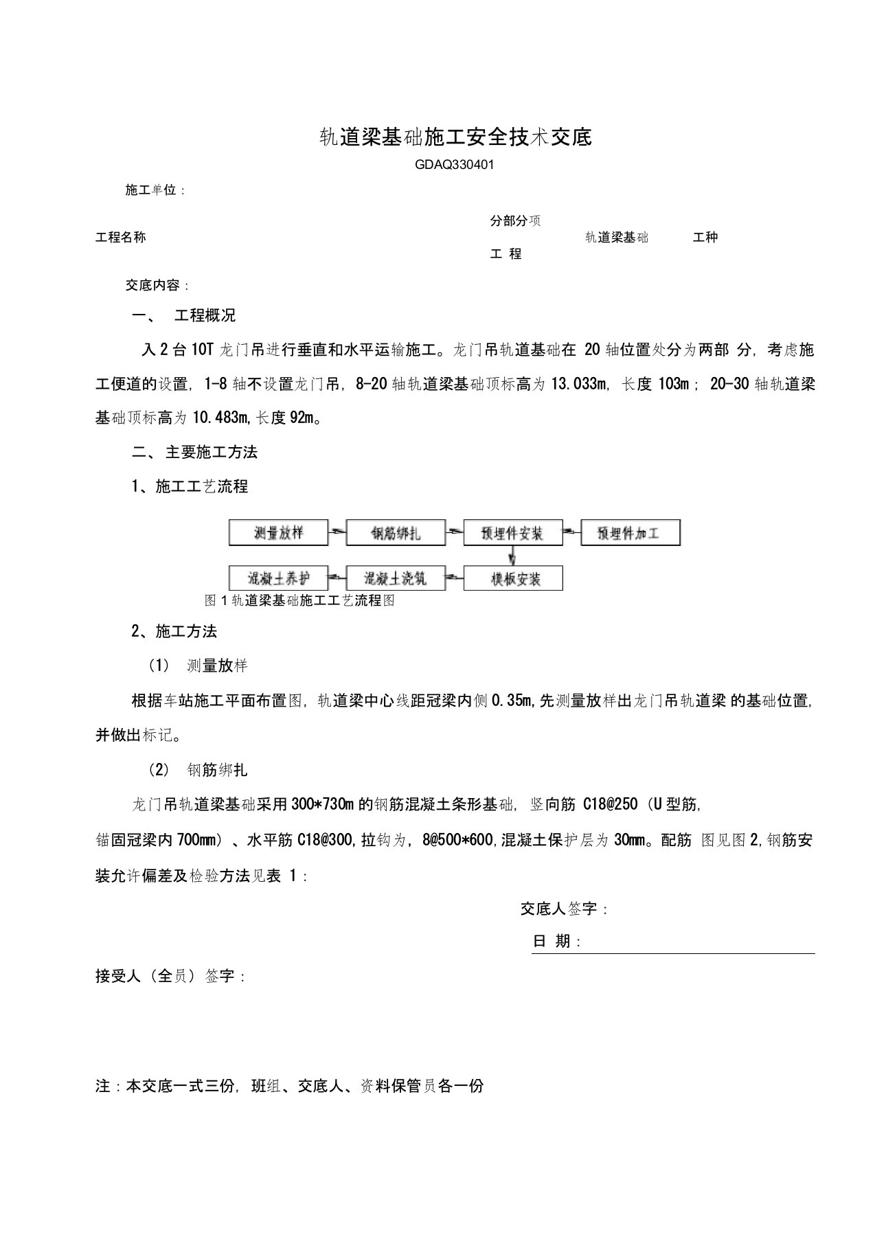 轨道梁基础施工安全技术交底