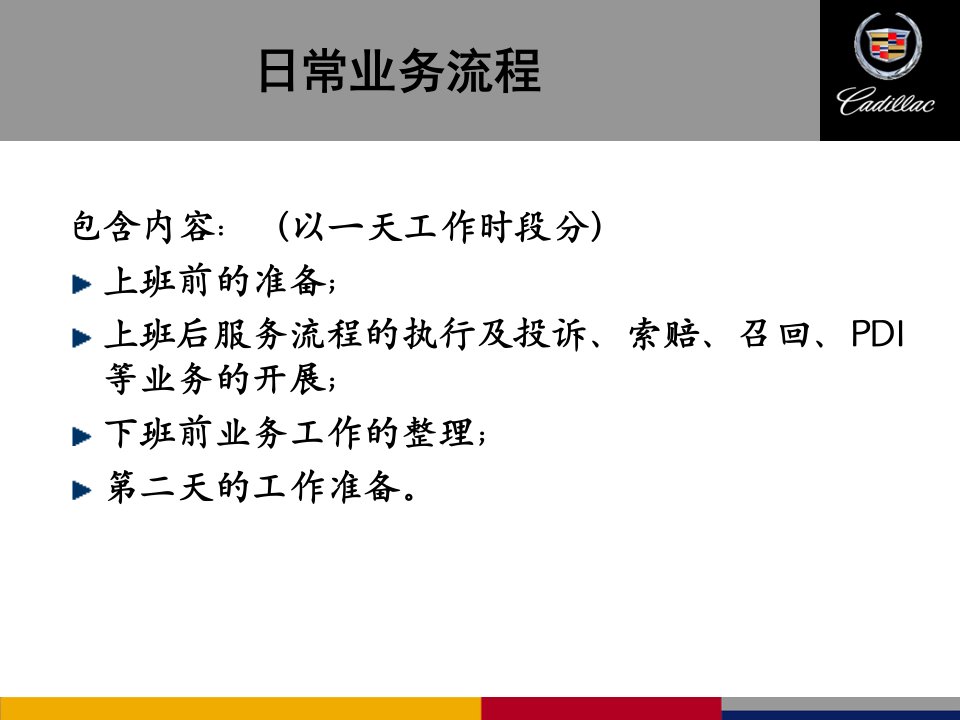 上海参安吉名世日常业务流程培训