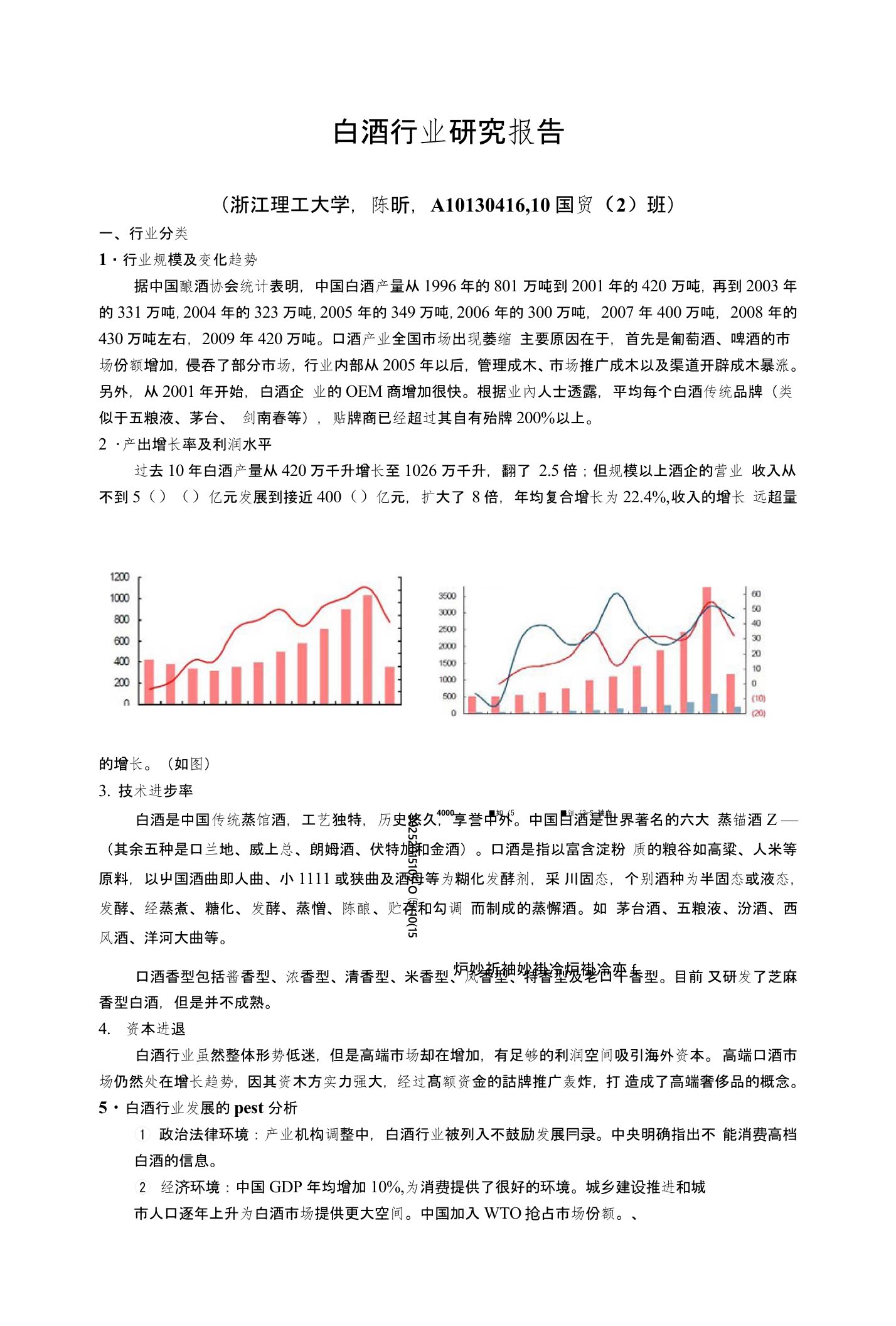 白酒行业研究作业