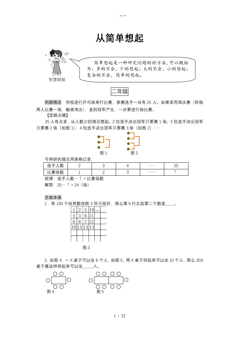 小学趣味数学（简单奥数）