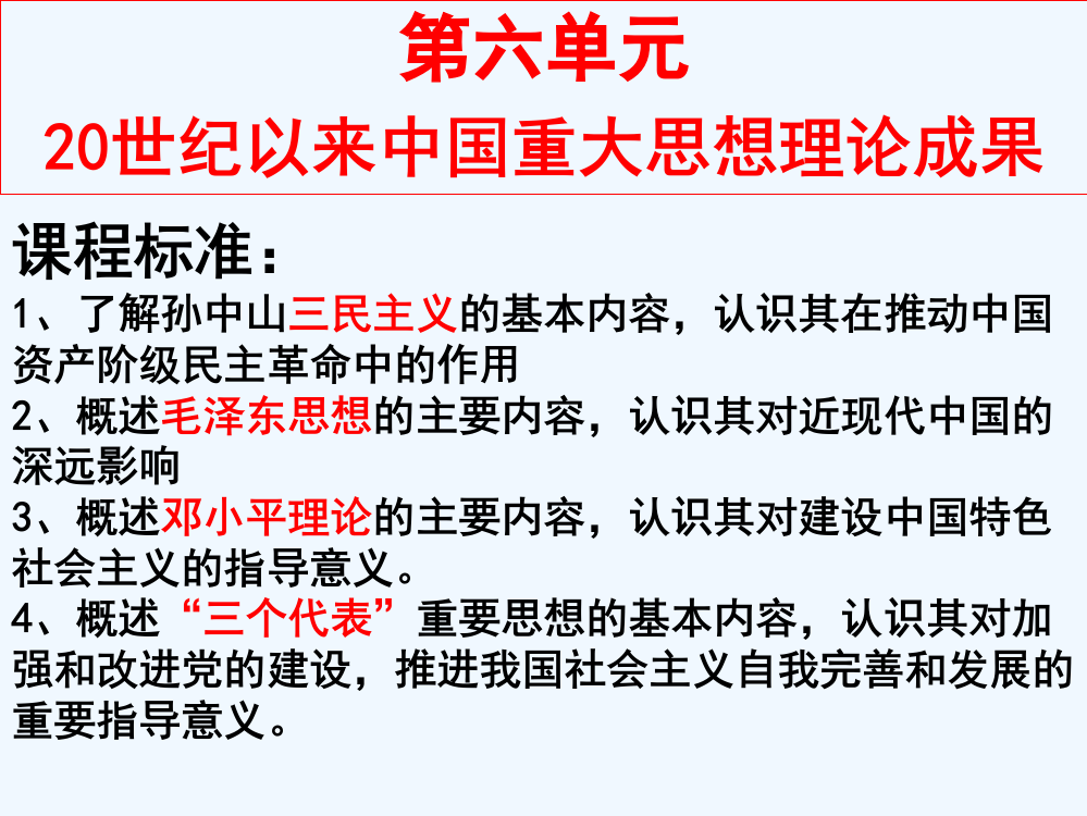 高中历史同步课件：6.16三民主义的形成和发展49张（人教新课标必修3）