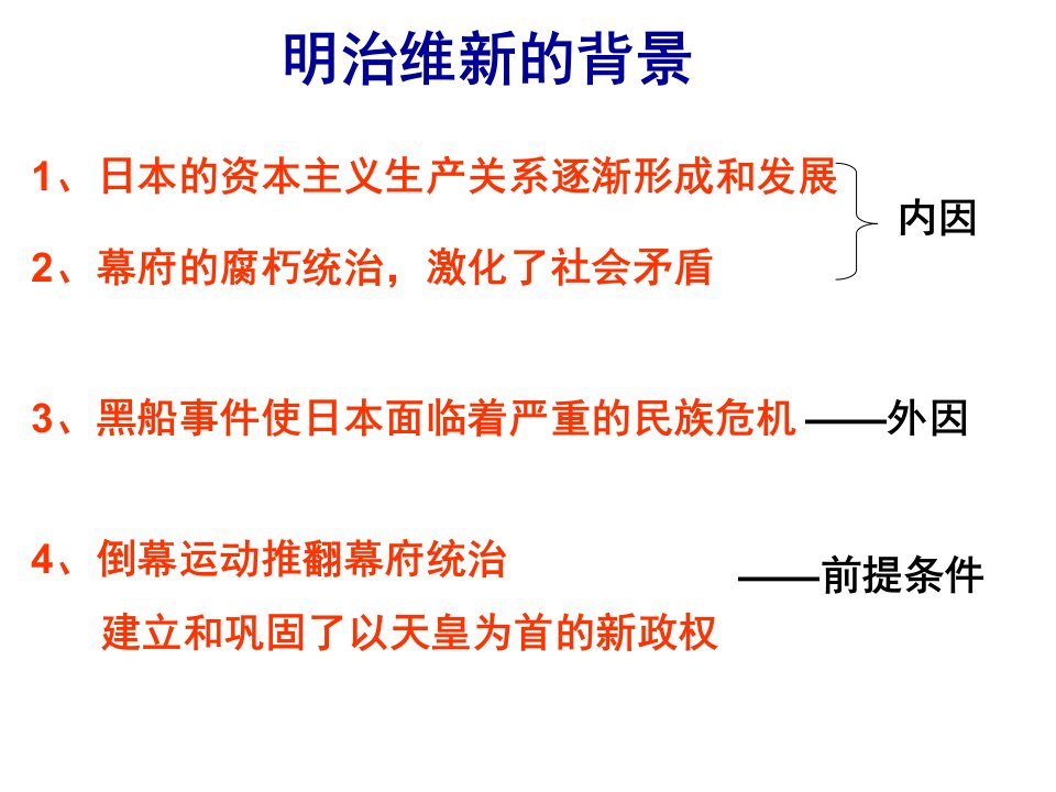 第三课明治维新