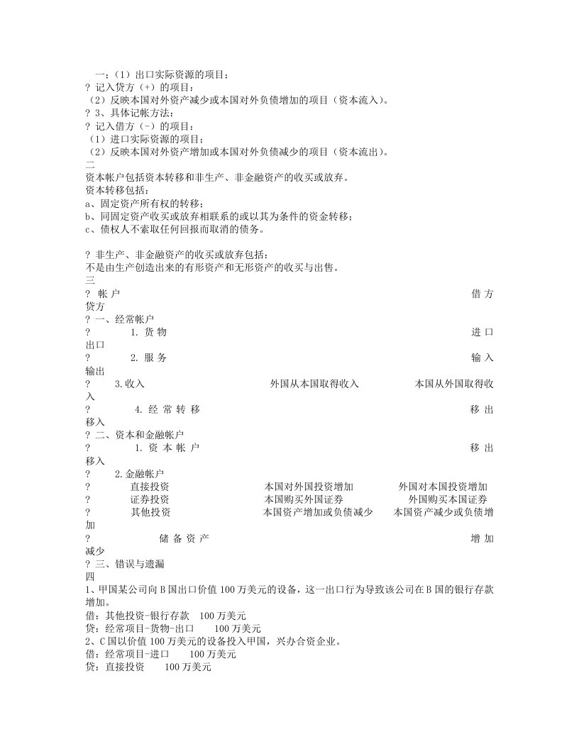 金融保险-国际金融