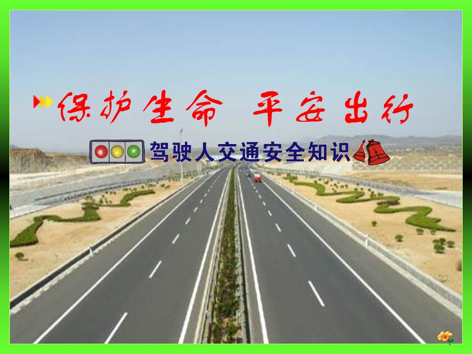 演讲致辞保护生命平安出行道路交通安全讲座模版课件