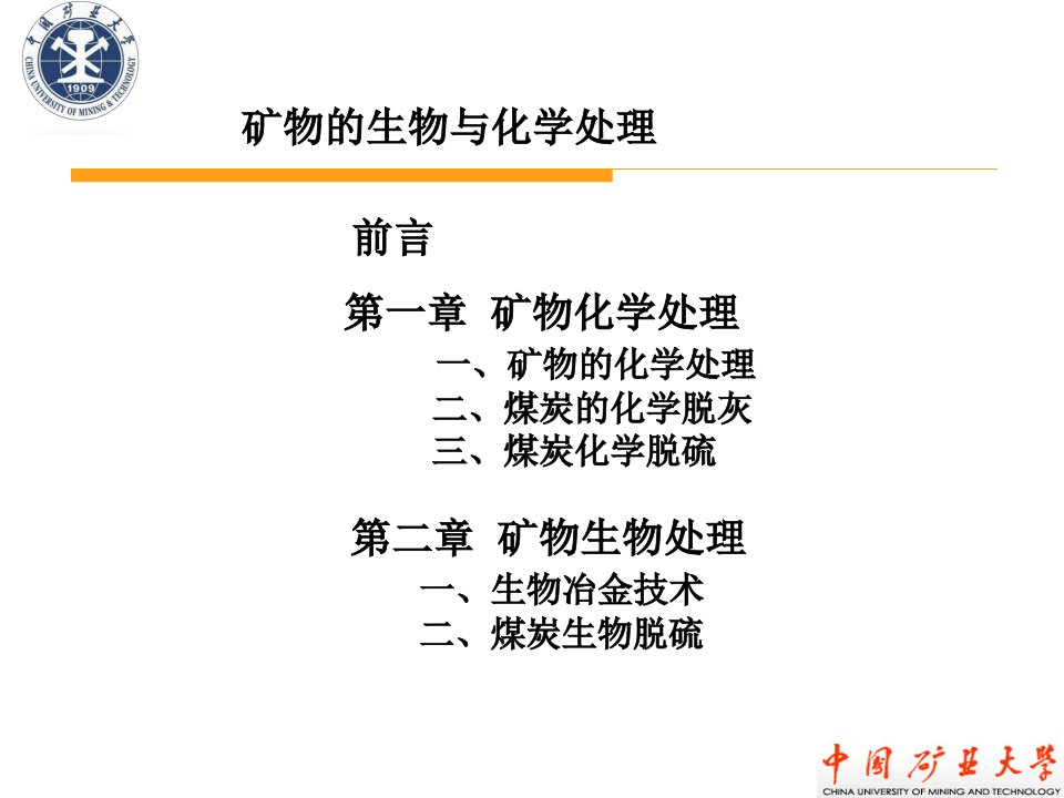 矿物的化学与生物处理02