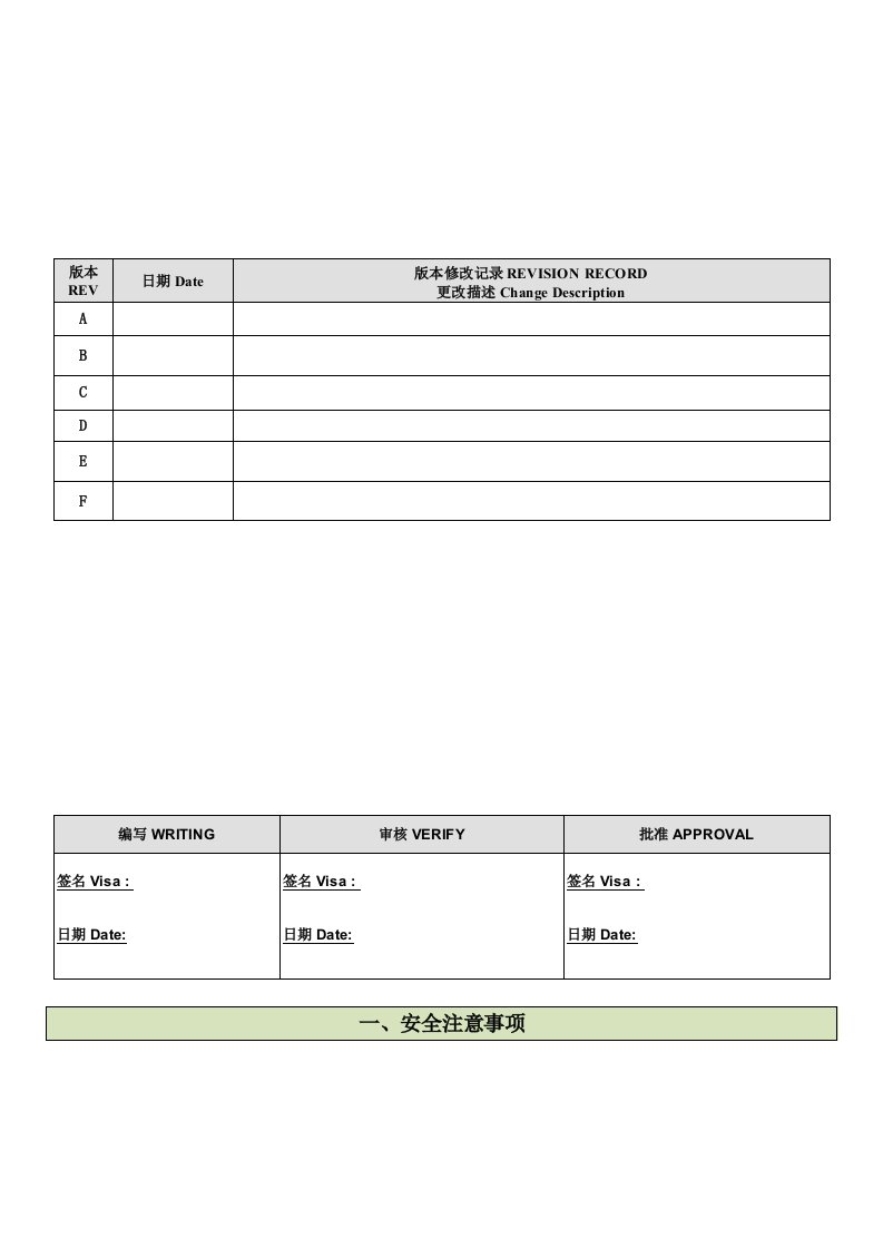 设备SOP操作规程套标机资料