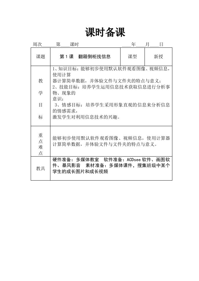 第1课翻箱倒柜找信息