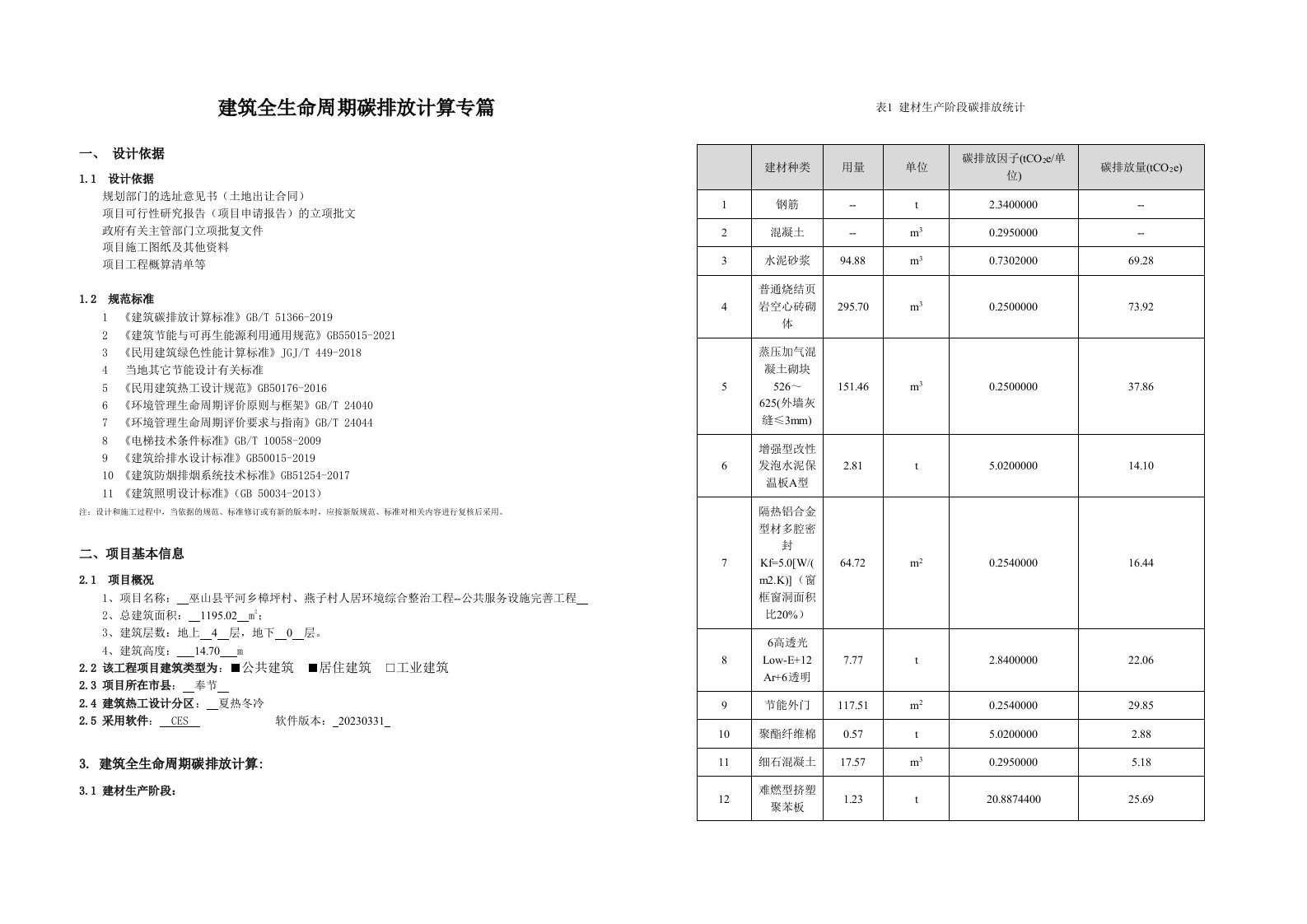 建筑全生命周期碳排放计算专篇