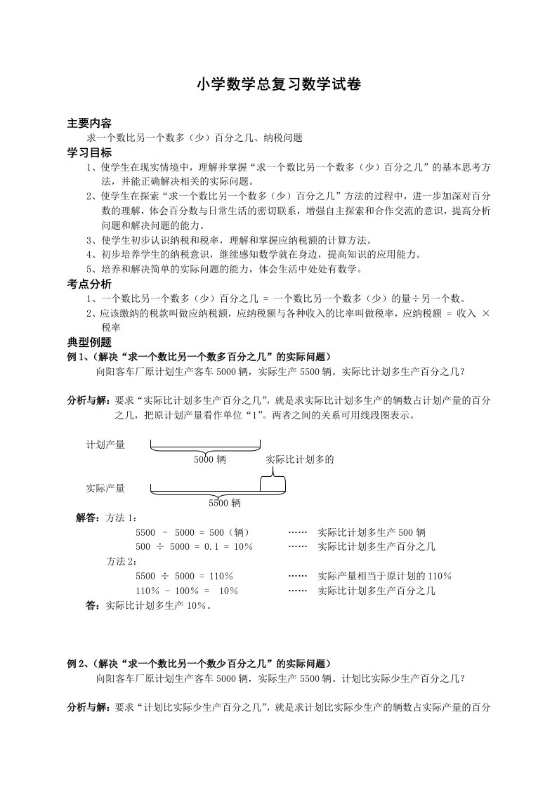 小升初数学试卷及答案