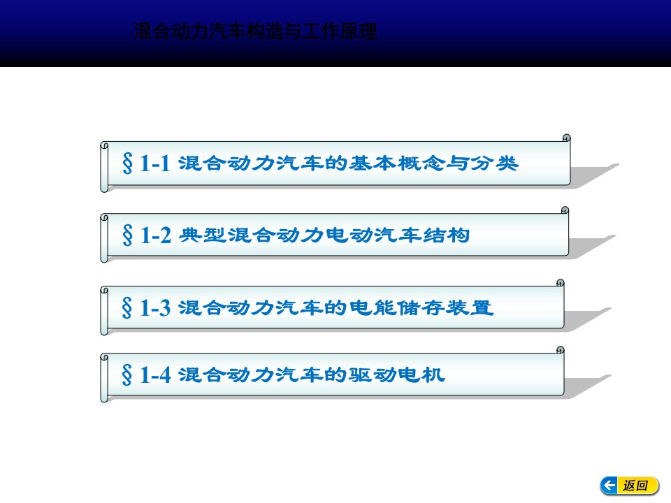 混动汽车构造与工作原理