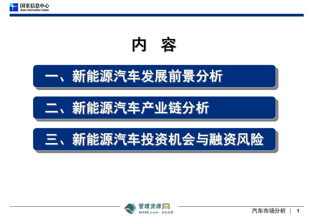 中国新能源汽车发展与产业链分析报告