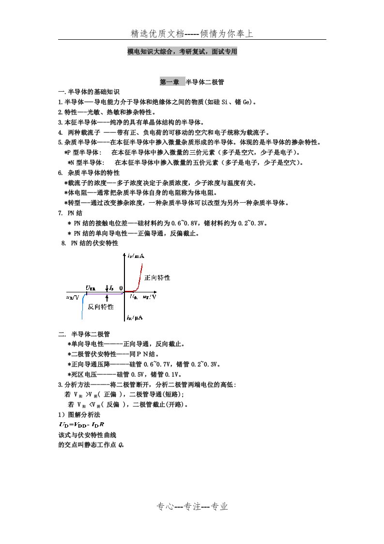 模电面试复试(共22页)