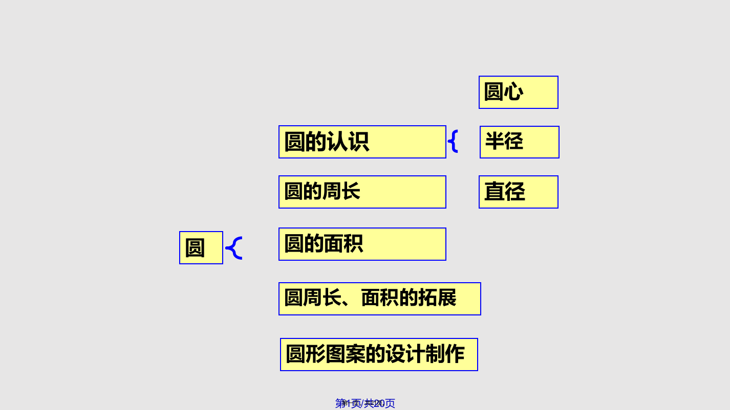 圆的面积整理与复习