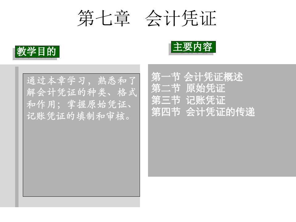 会计学原理-第七章-会计凭证