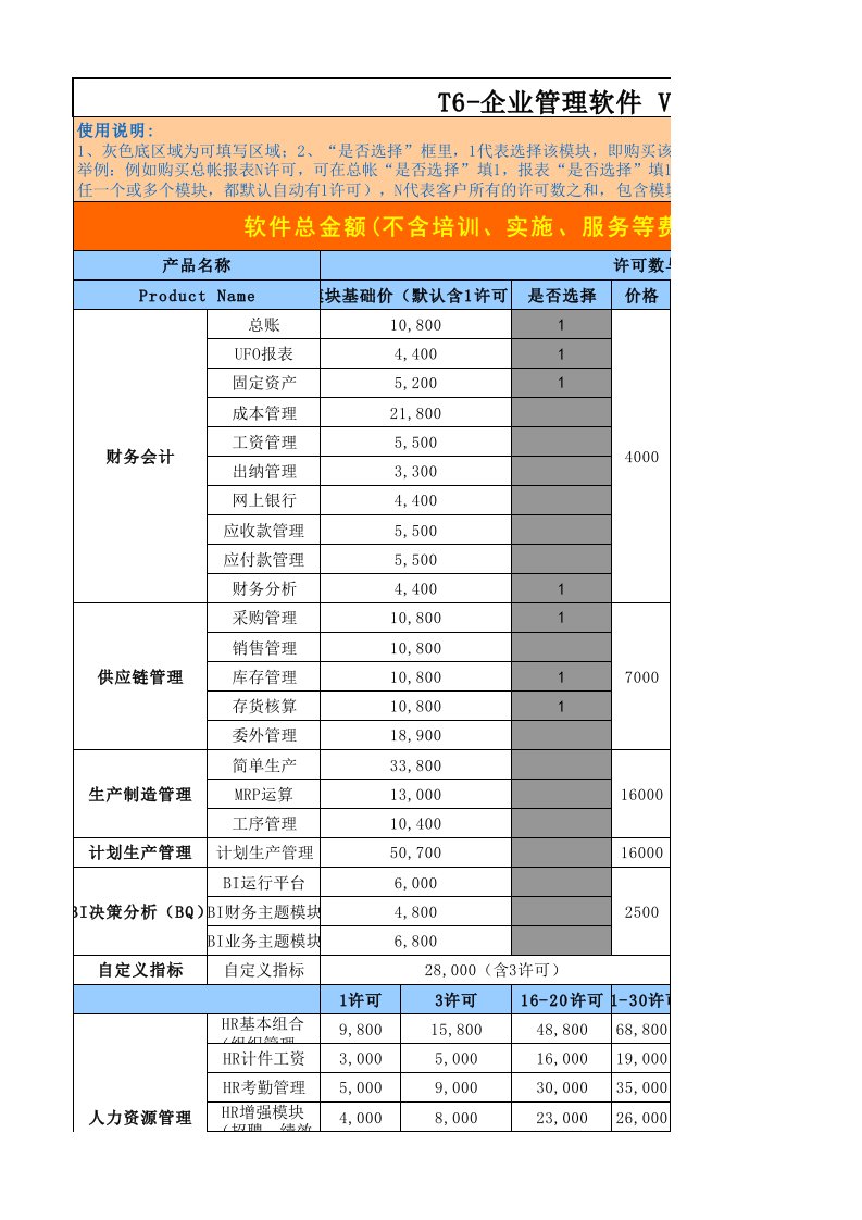 产品管理-T6