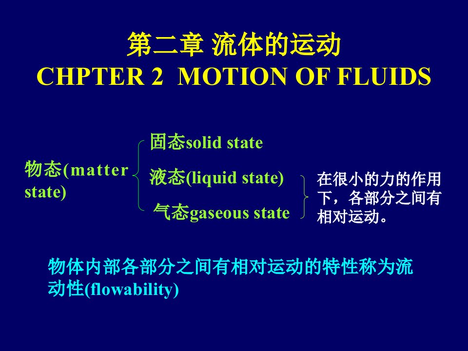 第二章流体力学