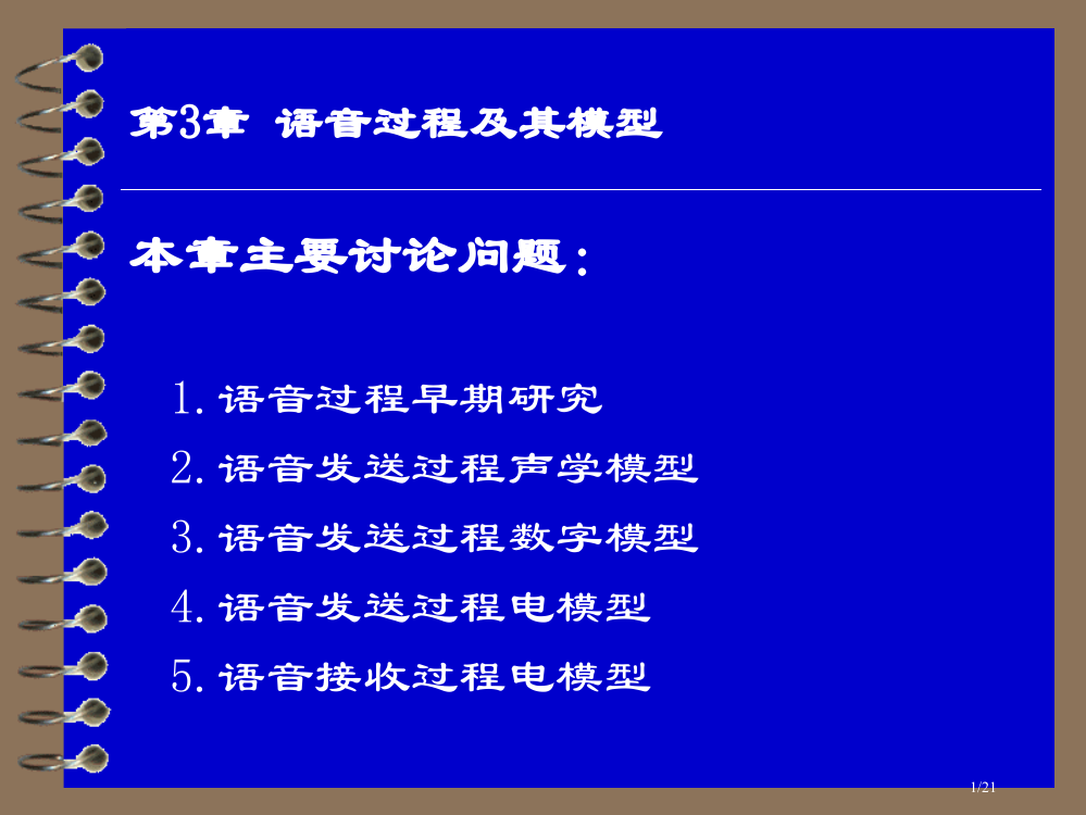 《语音信号处理》讲稿省公开课金奖全国赛课一等奖微课获奖PPT课件