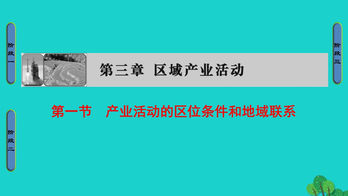 2016_2017学年高中地理第3章区域产业活动第1节产业活动的区位条件和地域联系课件湘教版必修