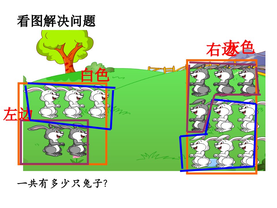 人教版一年级上册20以内的进位加法解决问题例6原来有多少