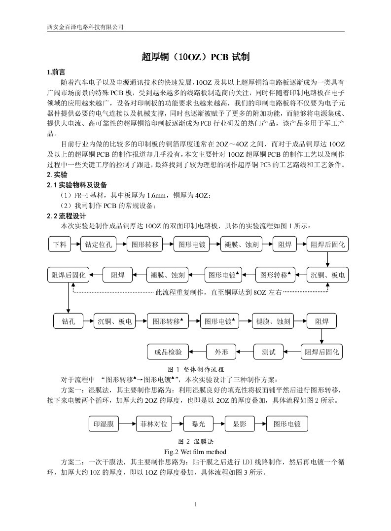 超厚铜(10oz)pcb的制作工艺研究_图文