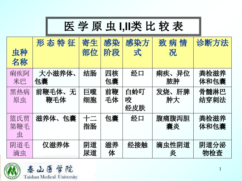 医学原虫3-本科课件