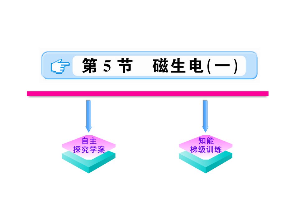 初中科学金榜学案课件《磁生电》c(浙教版八年级下)