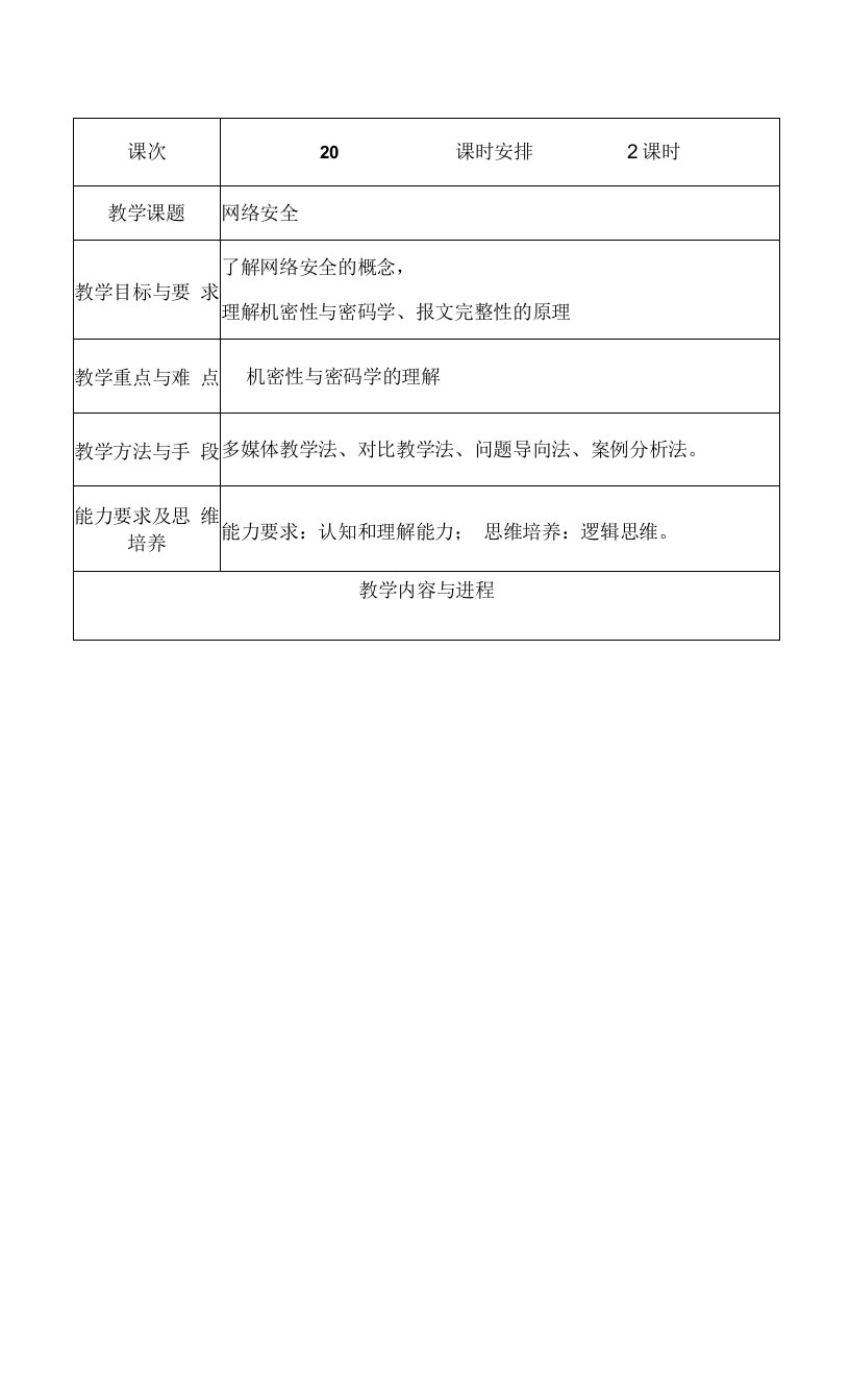 计算机网络教案20-网络安全