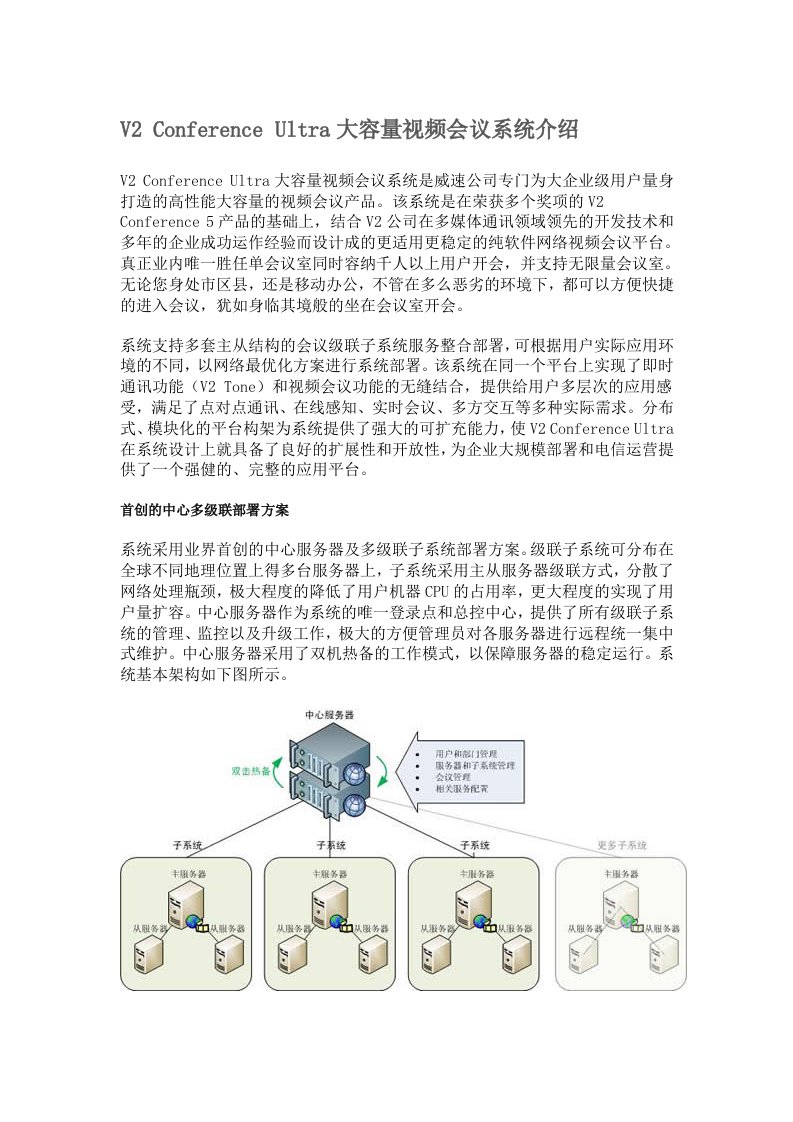 V2+视频会议产品资料