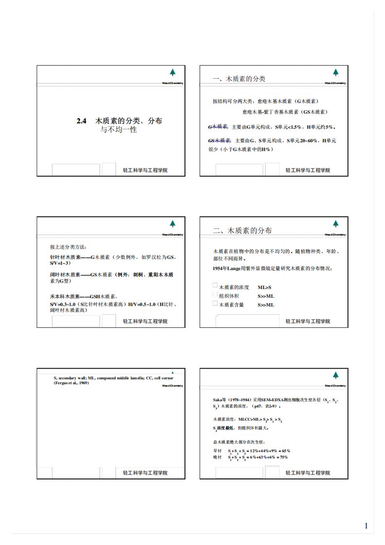 第二章4木质素的分类和分布