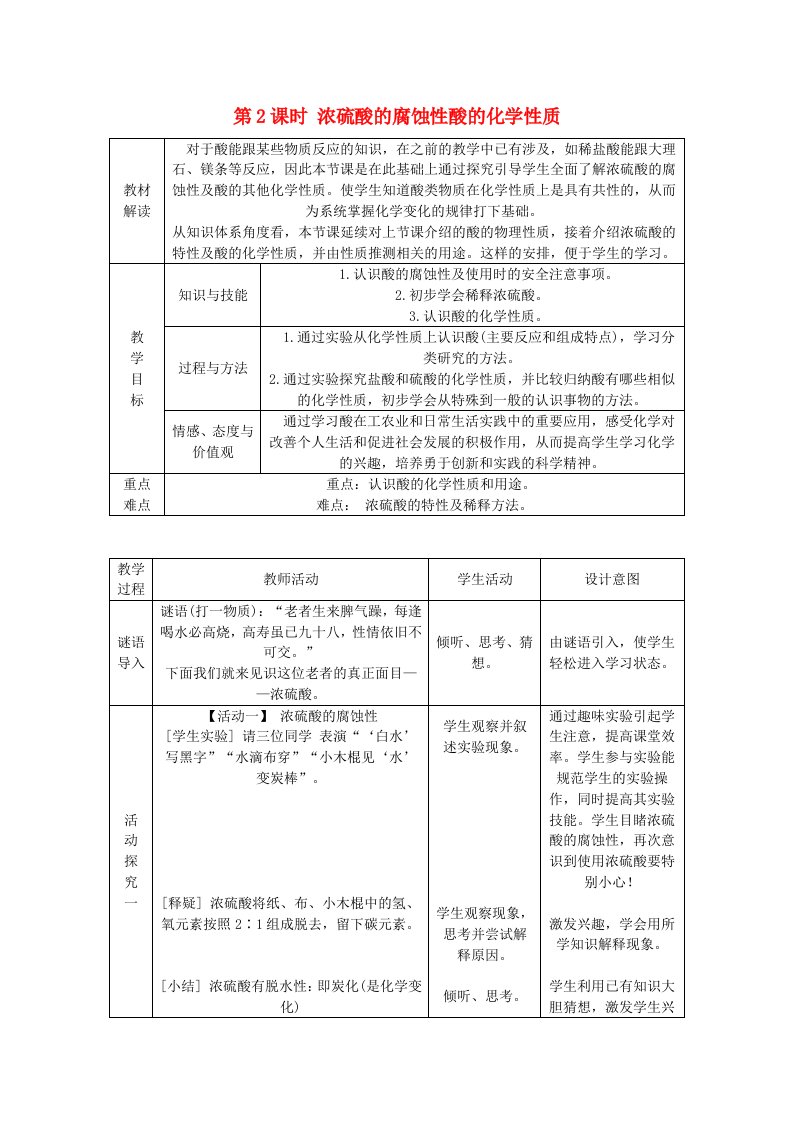 九年级化学下册