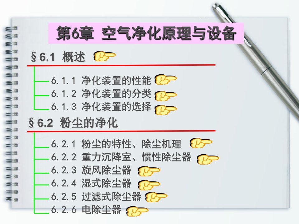 第6章空气净化原理与设备