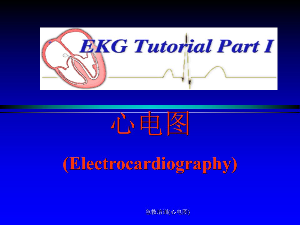 急救培训心电图课件