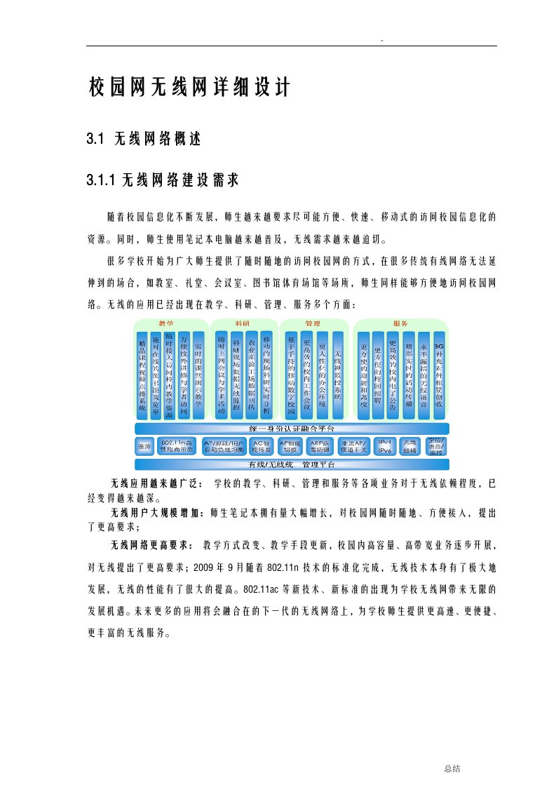 校园网无线网设计