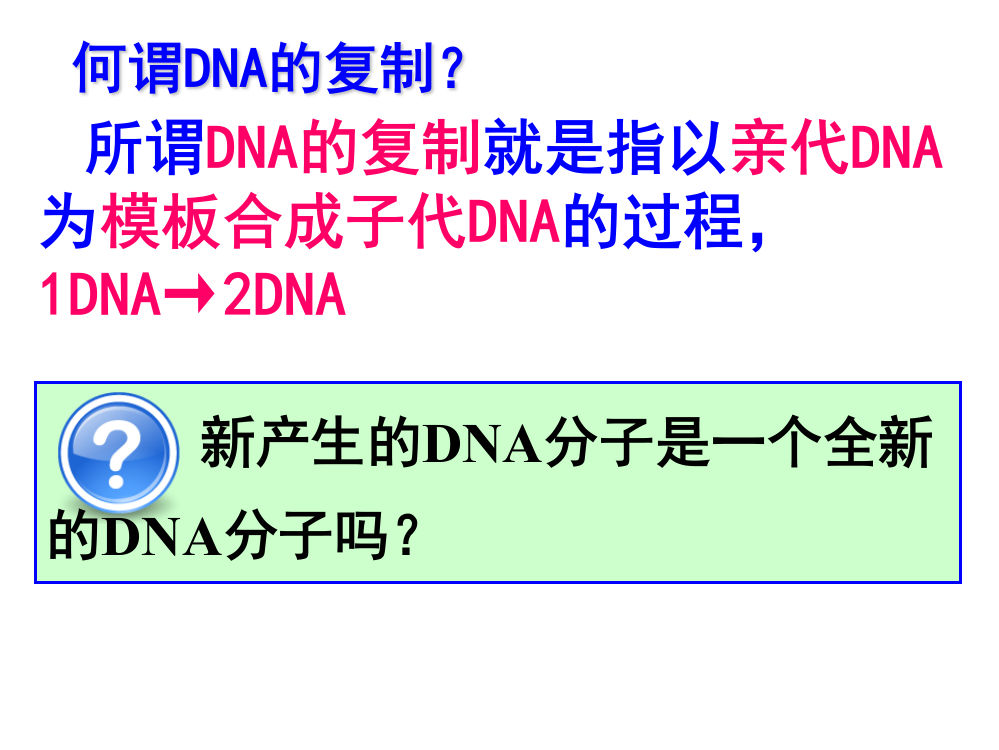 亲代DNA分子同位素