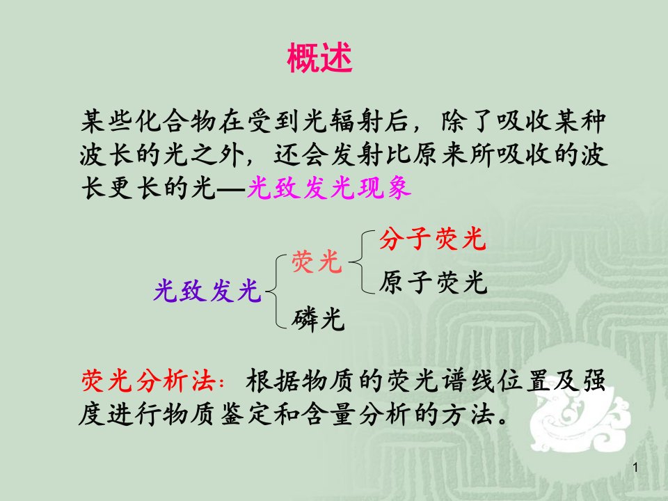 卫生化学第5章荧光分析法精选课件