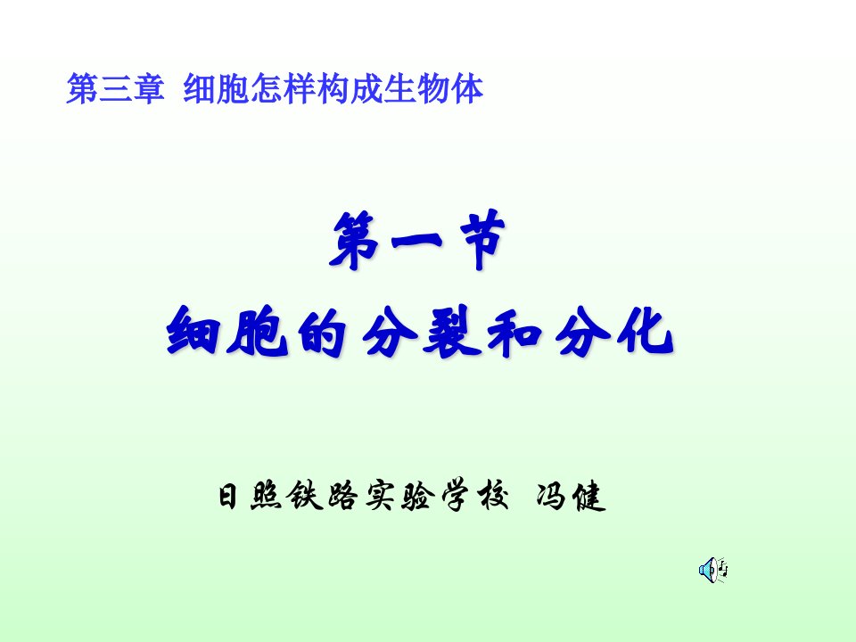 细胞分裂分化课件主程序