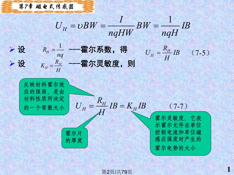 磁敏式传感器